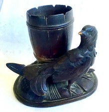 PYROGENE OISEAU FORET NOIRE OLD MATCH STRIKER BIRD BLACK FOREST pirógeno Schwarz