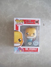 POP  FUNKO  1465  MR.  SPARKLE  TELEVISION THE SIMPSONS figurine  sticker dia s