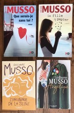 lot  4 livres  Guillaume MUSSO  brochés  GRAND FORMAT