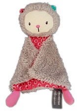 Doudou plat chat ours gris