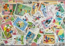 Motives Timbres 100 différents joueur de football timbres