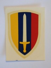 DECALCOMANIE CASQUE US ARMY DECAL TRANSFER HELMET LINER COREE VIETNAM 
