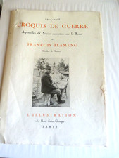 L'ILLUSTRATION CROQUIS DE