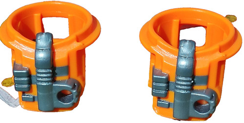 Playmobil petos orange - x2,