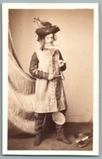 CDV 1870 Jules Brasseur Acteur, Chanteur Lyrique en costume Théatre Photo Franck