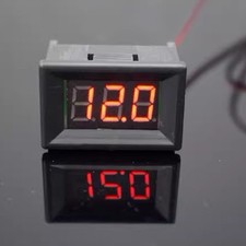 2 lignes tensionmètre DEL DC