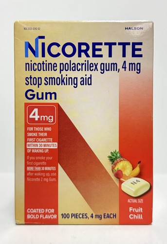 Nicorette stop smoking - gum,