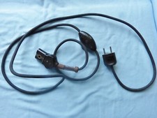 Ancien cable électrique tissus fer à repasser électro ménager vintage bakélite