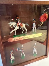 CBG MIGNOT COFFRET BOIS LA GRANDE ARMÉE DE NAPOLÉON 5 FIGURINES