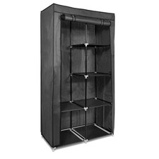 Armoire de rangement - Dressing penderie tissu XL 6 cases - 88 x 170 x 45 cm