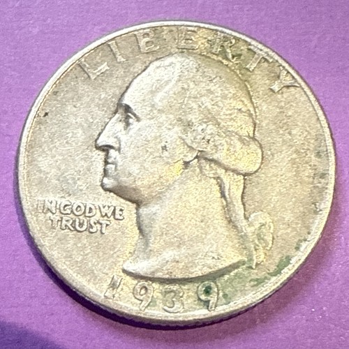 1939 washington quarter - 1939, d