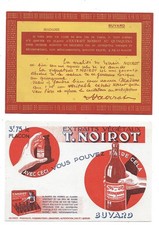 3 Buvards publicitaires thème alcool fort NOIROT