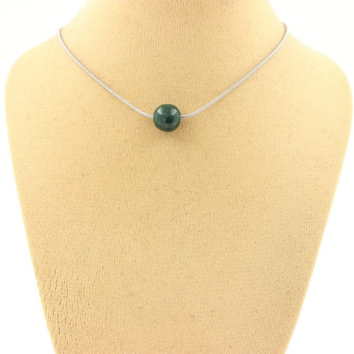 Collier perle malachite du - malachite,