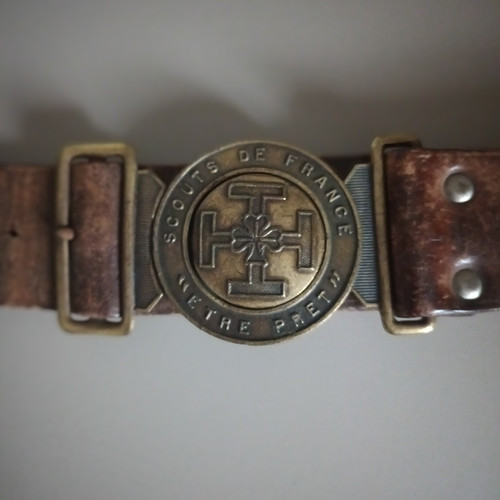 Ancien ceinturon scout - ancien,
