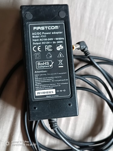 Alimentation secteur 12v - alimentation, 5a