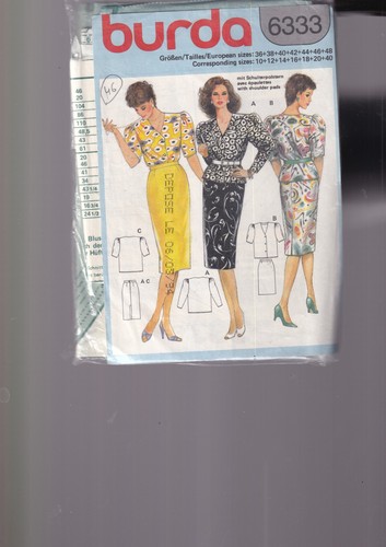 Patron burda 6333 - patron,