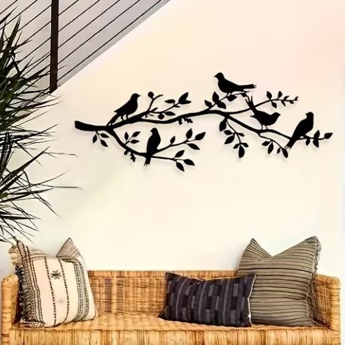 Deco murale metal oiseau pour - deco,