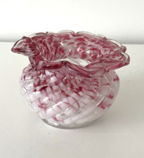 Petit vase clichy rose bonbon.