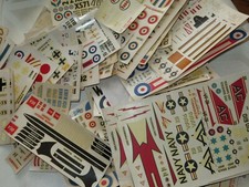 Vintage Airfix Kitmaster Modèle Aircraft Train Décalque Sheets 1960s/70s Choix