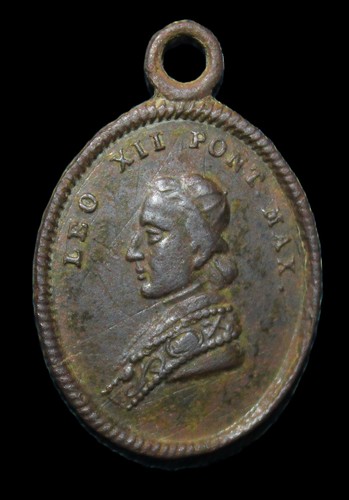 Ancien pendentif léo xii - pendentif,