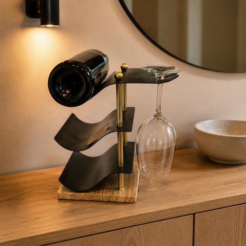 Porte bouteilles décoratif - porte-bouteilles,