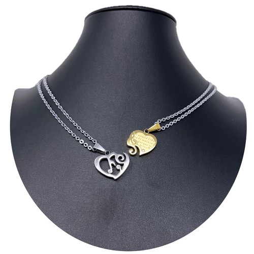 Cœur mélodie pendentif - mélodie, or