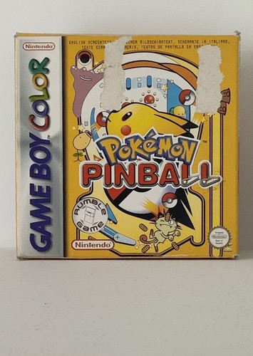 Pokémon pinball box - pinball, in