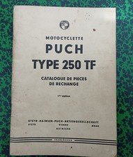 catalogue de piéces de rechange moto puch 250 TF