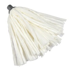 Serpillière à Franges Longues "Recyclé" 26cm Blanc