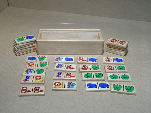 Domino pièces bois - 30,