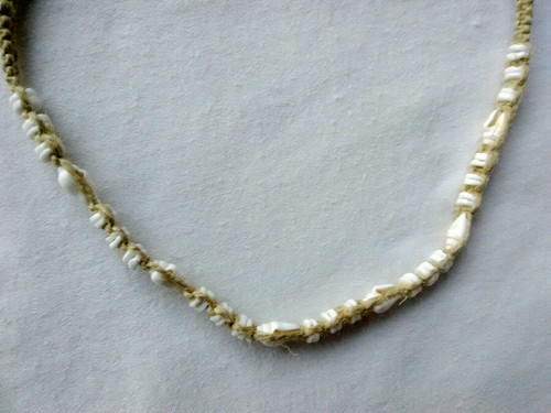 Hemp surfer choker necklace - choker,