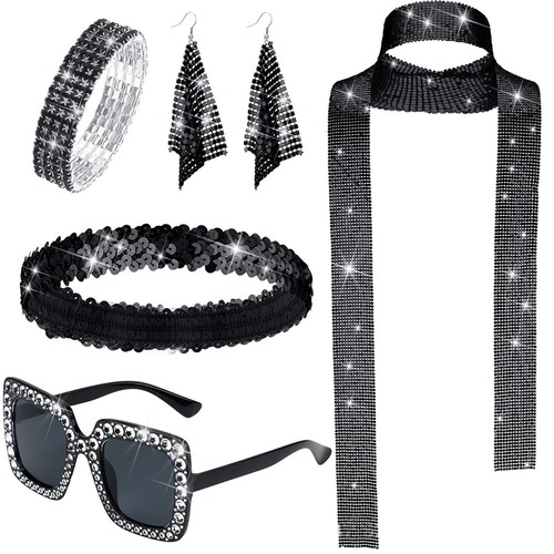 Déguisement disco femme 5pcs - déguisement,