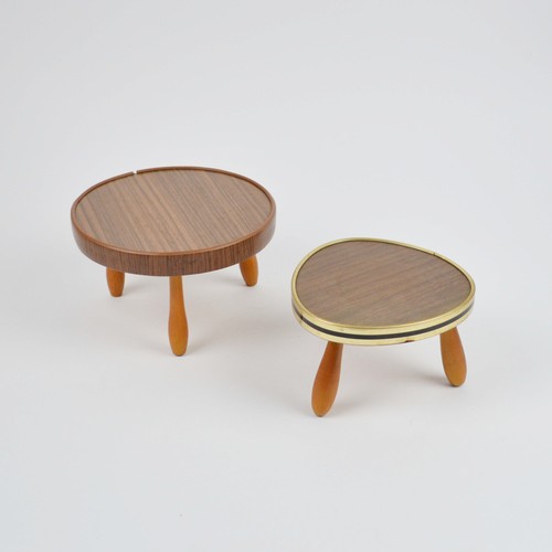 Vintage tabouret à fleurs - x,