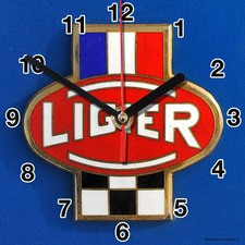 ANTIQUE LIGIER LOGO WALL CLOCK