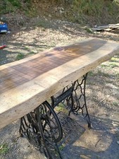 meuble console chêne massif