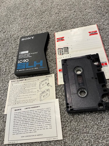 Sony elcaset tape 90 slh - lc-90,