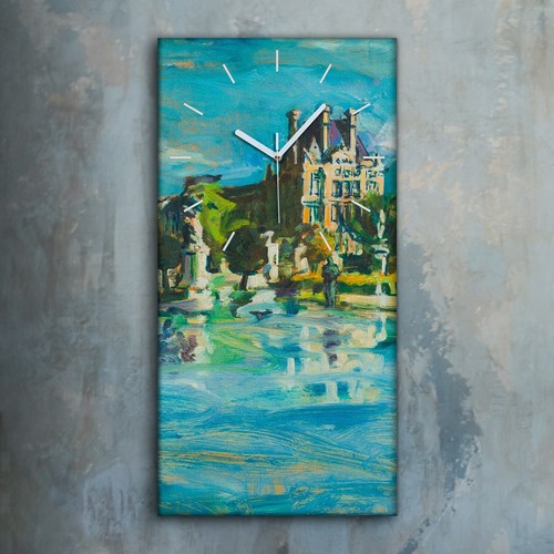 Horloge décorative sur toile