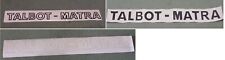 Autocollant TALBOT MATRA