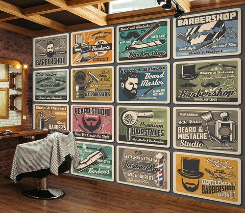Retro poster w27 hair cut - retro,