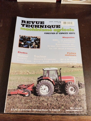 Revue technique machinisme - revue,