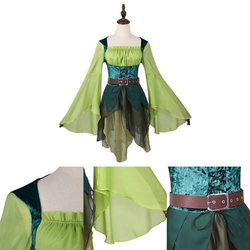 Déguisement femme vert