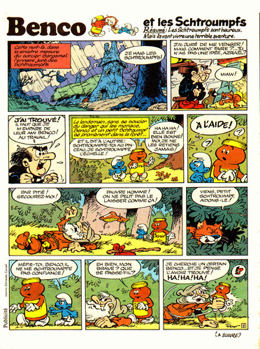 Pub benco les schtroumpfs - benco,