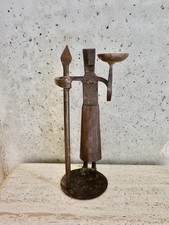 Bougeoir chandelier fer forgé