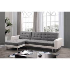 Canapé d'angle convertible et réversible