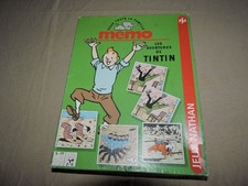 MEMO LES AVENTURES DE TINTIN JEU NATHAN Petites vignettes carrées Tintin