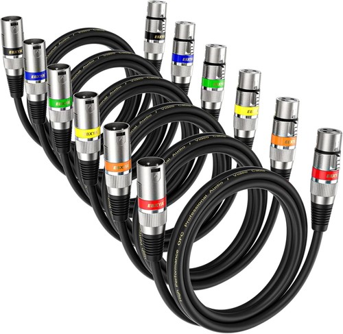 Xlr microphone cable feet - 2,