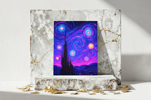 Puzzle peinture van gogh nuit