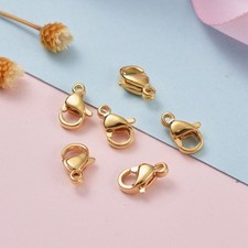 LOT DE 10 MOUSQUETONS ACIER