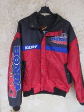 Blouson moto KENNY TEAM HONDA RACING Sports Wear vintage roige noir jacket L