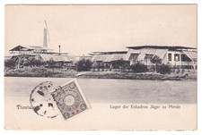 Japonaise Post En Chine 1/2 Sn Sur Ak Tientsin D'Entreposage'Eskadron Hunter